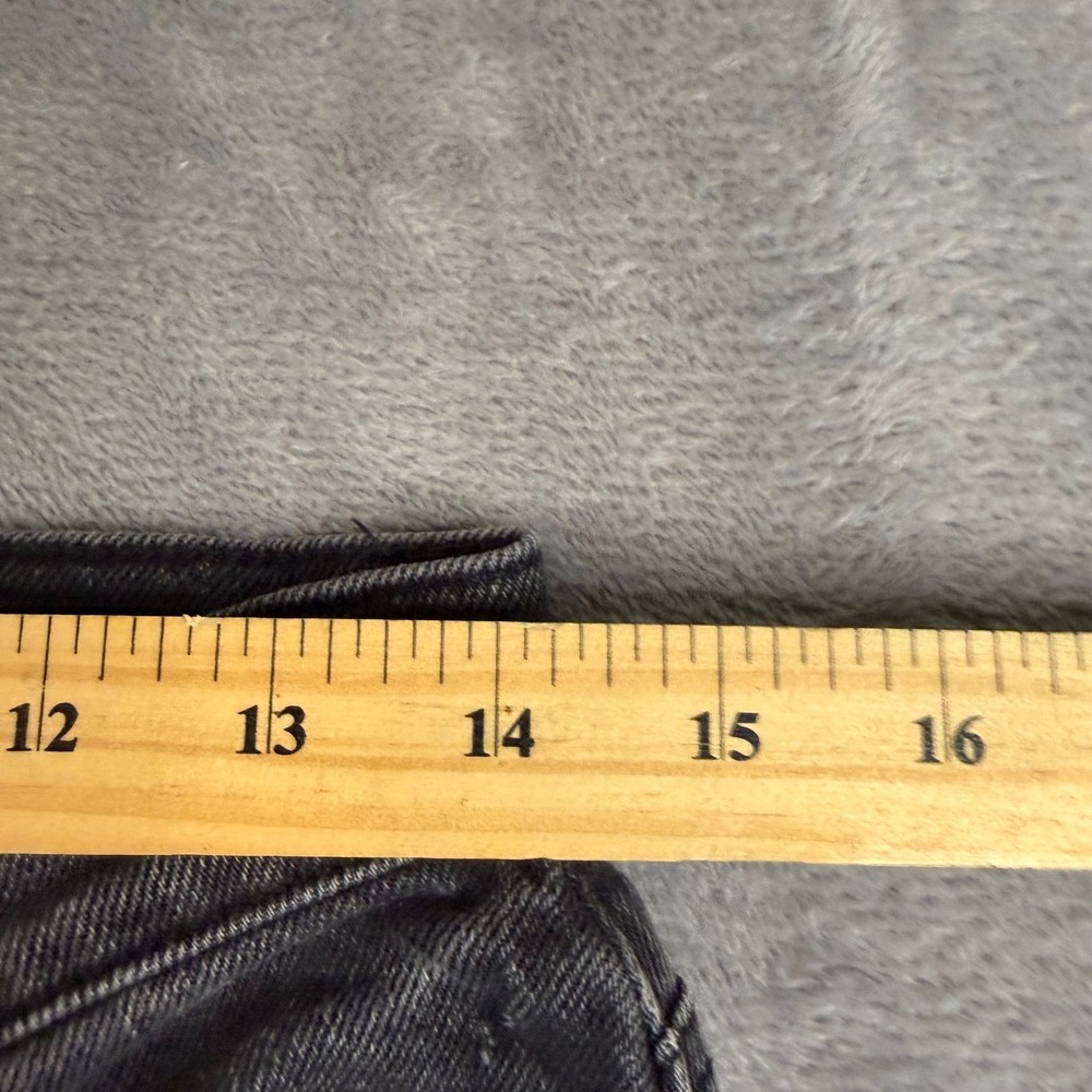 SO Good For Life 90s Wide Leg Jeans Black Distressed Super High Rise Size 9/29W - Picture 7 of 8